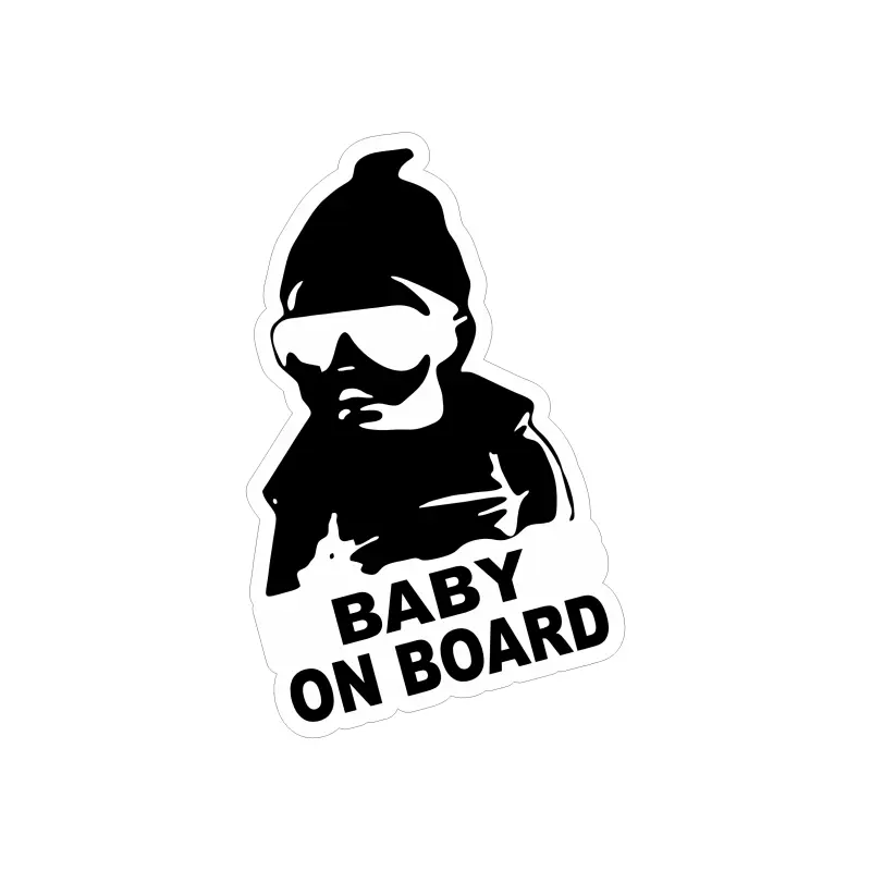 Baby on board, autocolant, dimensiune 115x80 mm, model 073